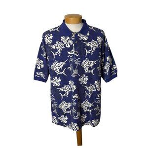 Vintage mens Hawaiian polo shirt by Kahala Size XL